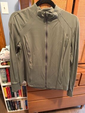 Avia Olive Full-Zip Performance Jacket